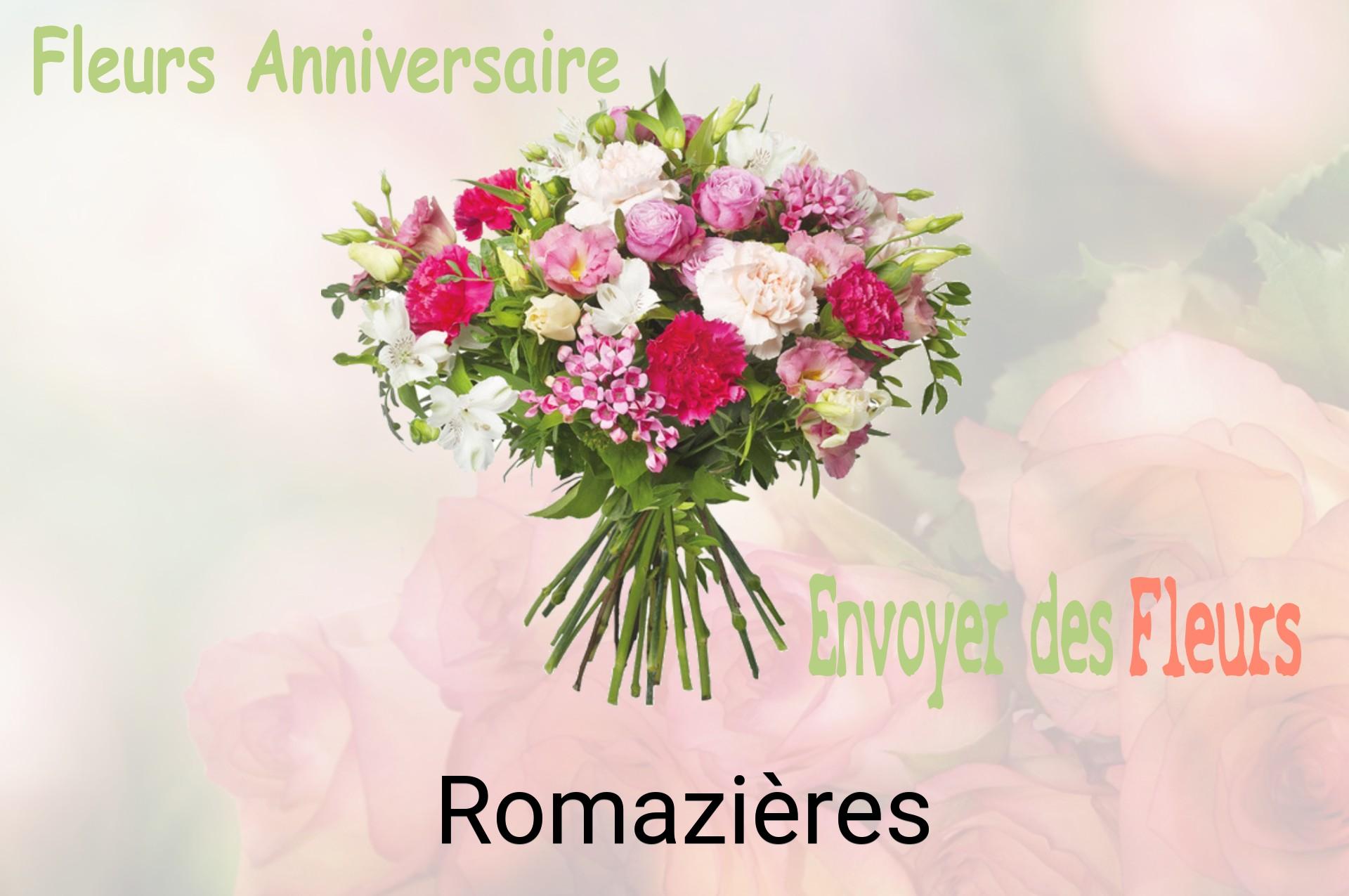 Bouquet de fleurs d’anniversaire livré à Romazières