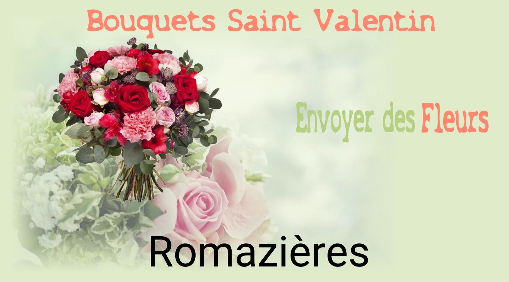 Roses de Saint-Valentin livrées à Romazières